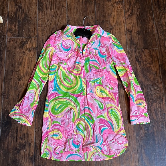 Lilly Pulitzer Captiva Tunic Cover Up - Picture 8 of 10